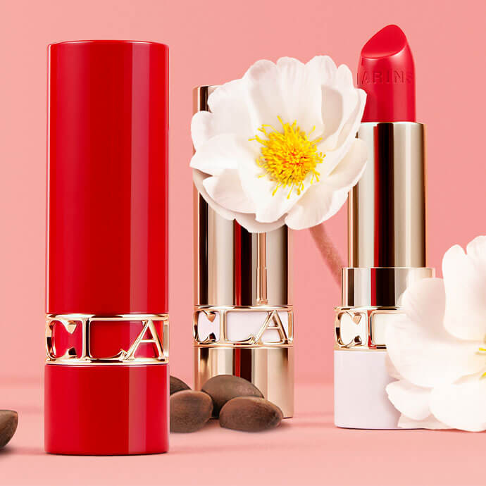 Clarins Joli Rouge Lipstick Case Golden