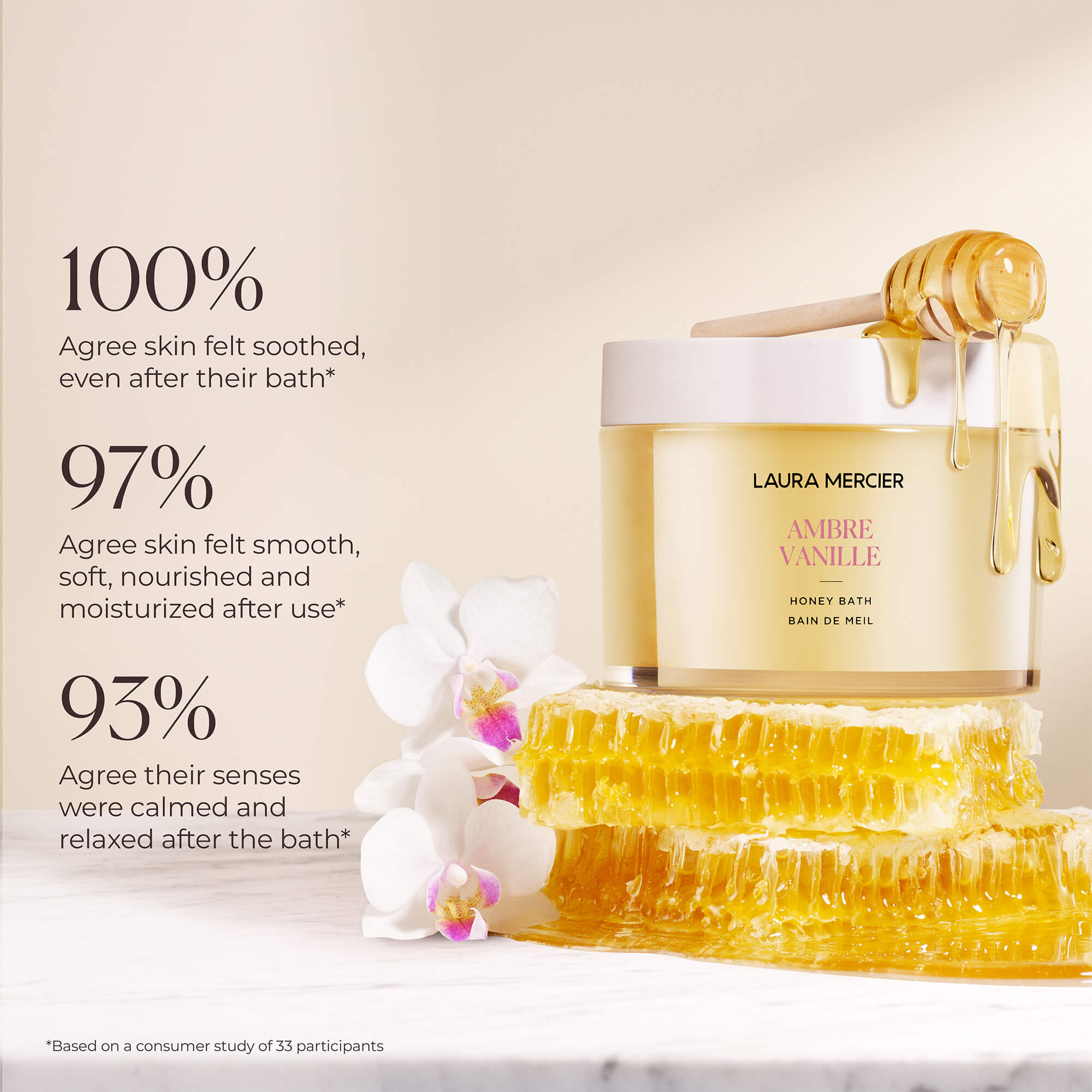 Laura Mercier Honey Bath 250ml | Jarrolds, Norwich