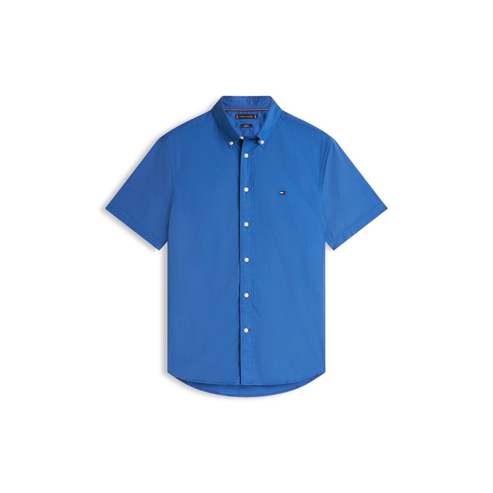 Tommy Hilfiger Flex Regular Fit Poplin Short Sleeve Shirt | Jarrolds,  Norwich
