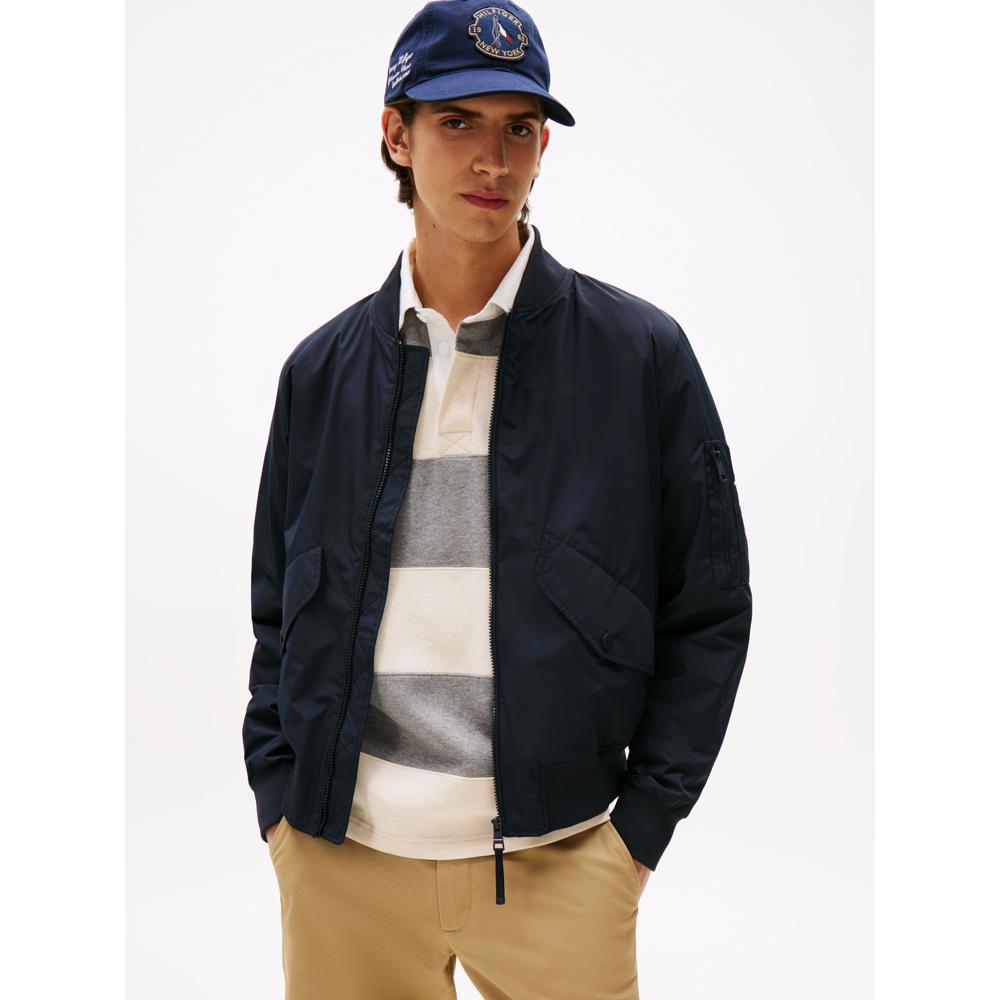 Tommy Hilfiger Packable Water Repellent Relaxed Bomber Jacket