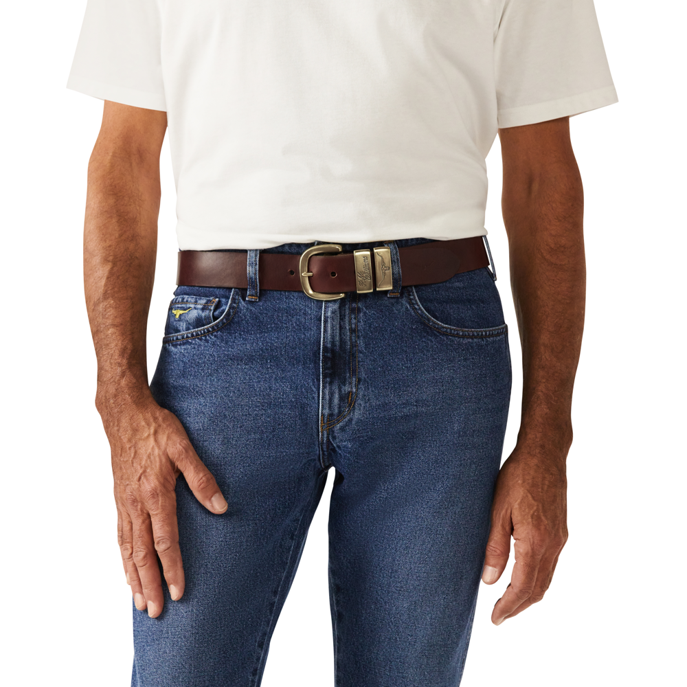 R.M. Williams Drover Vegetable Tanned Belt | Jarrolds, Norwich