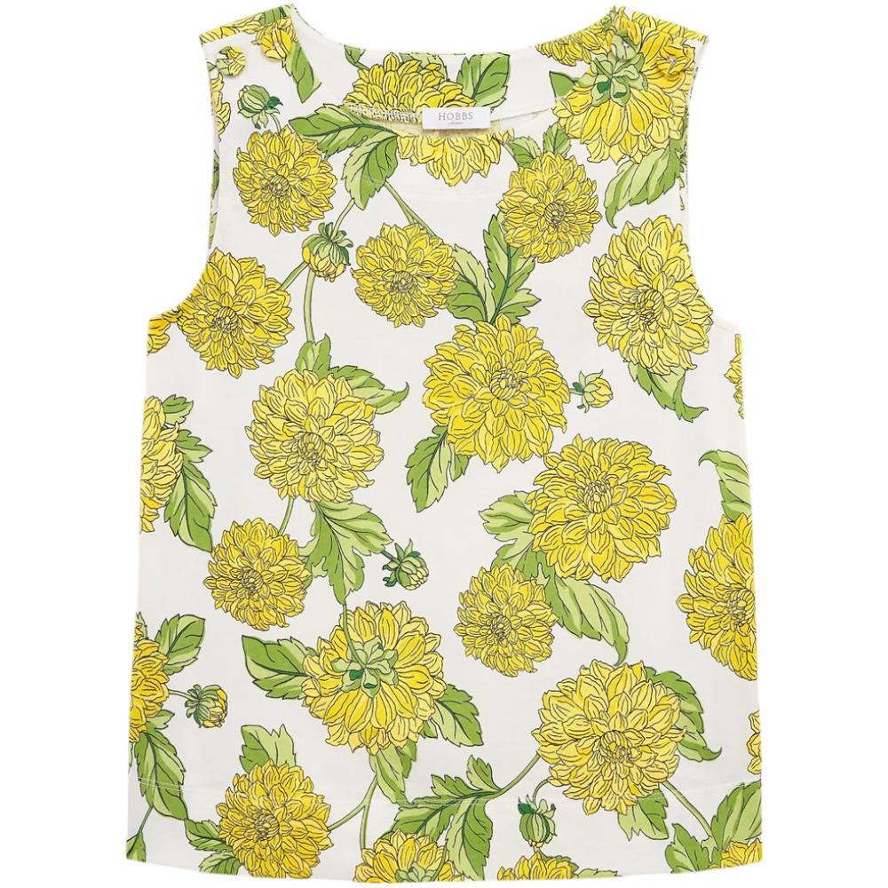 Hobbs Maddy Cotton Printed Top Hobbs Maddy Cotton Printed Top