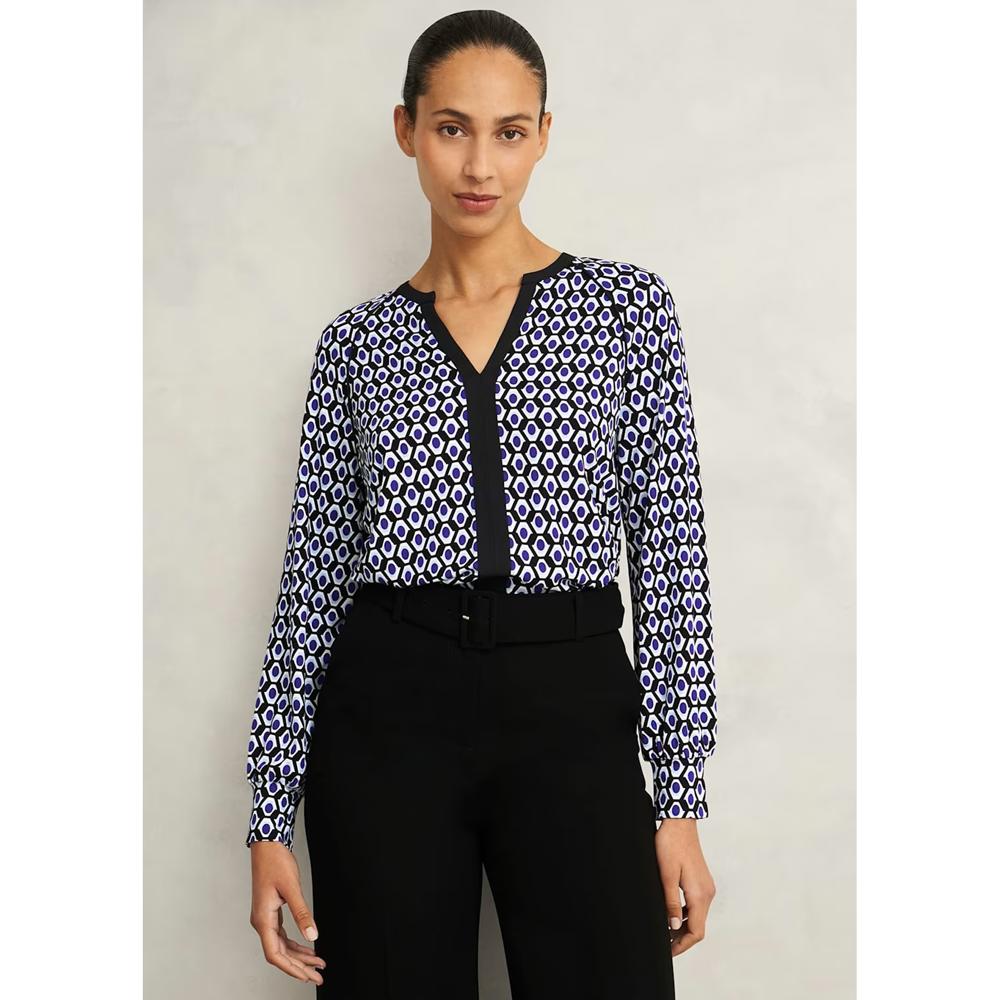 Hobbs Zelia Printed Top Hobbs Zelia Printed Top