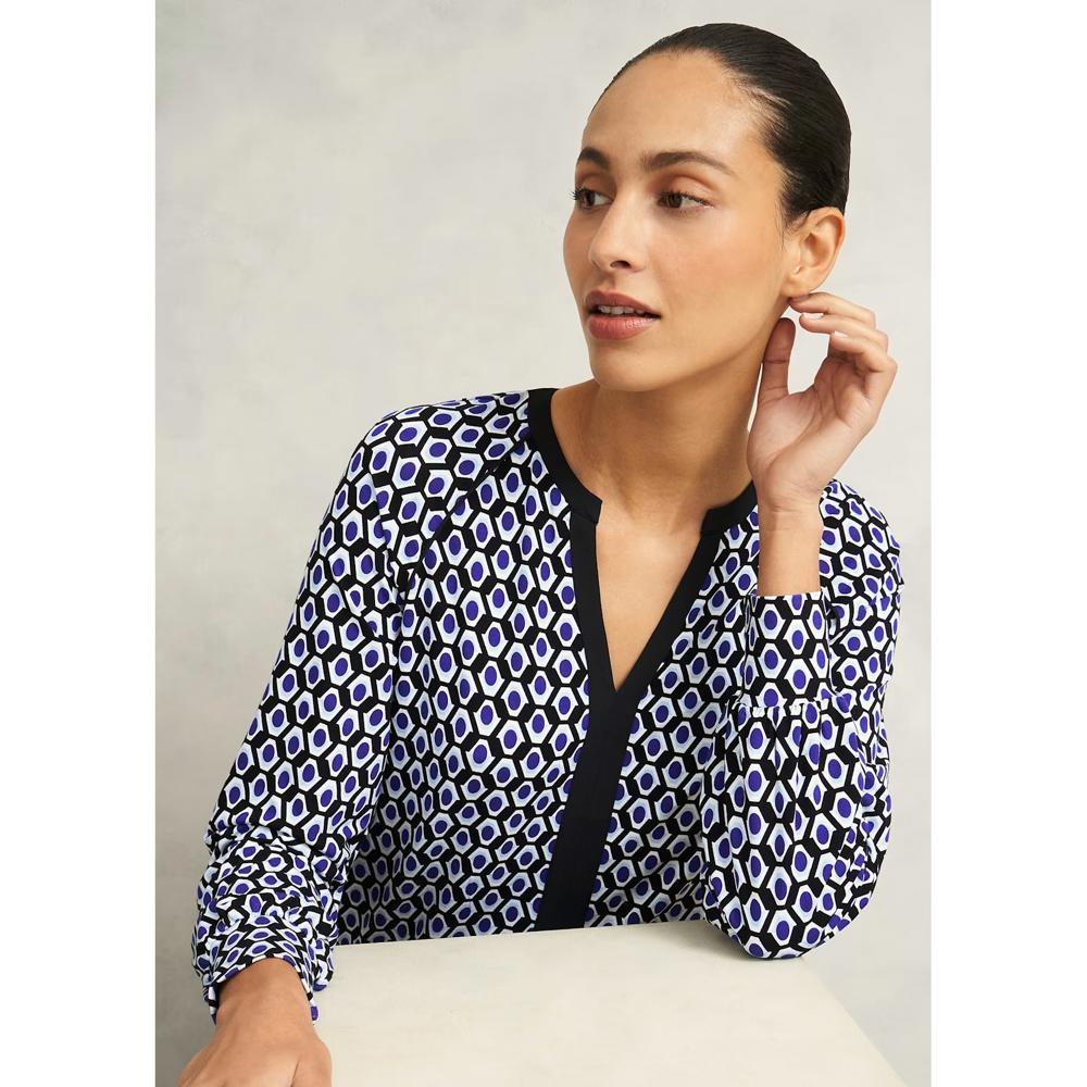 Hobbs Zelia Printed Top Hobbs Zelia Printed Top