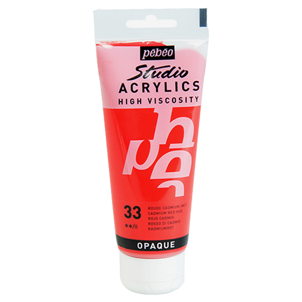 pebeo acrylic paint - 100ML, CADREDHU