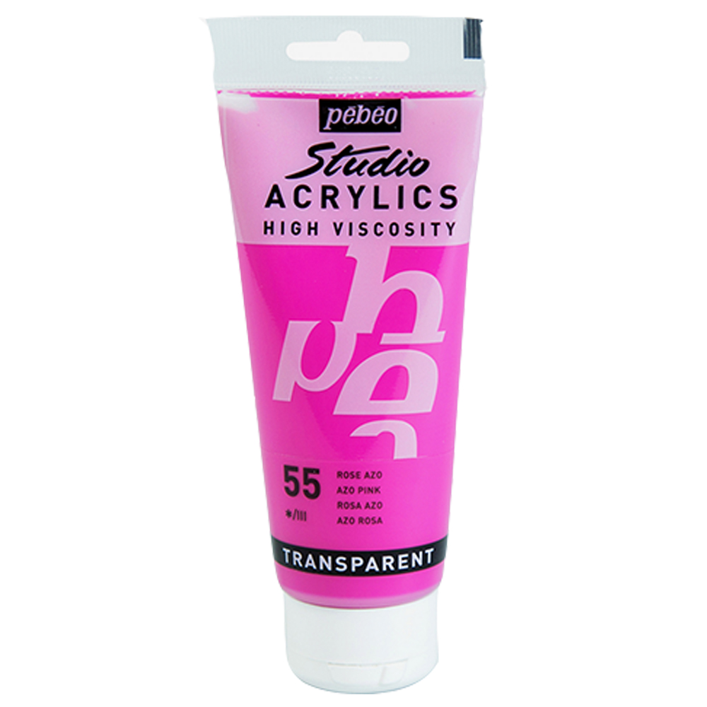 pebeo acrylic paint - 100ML, AZOPINK