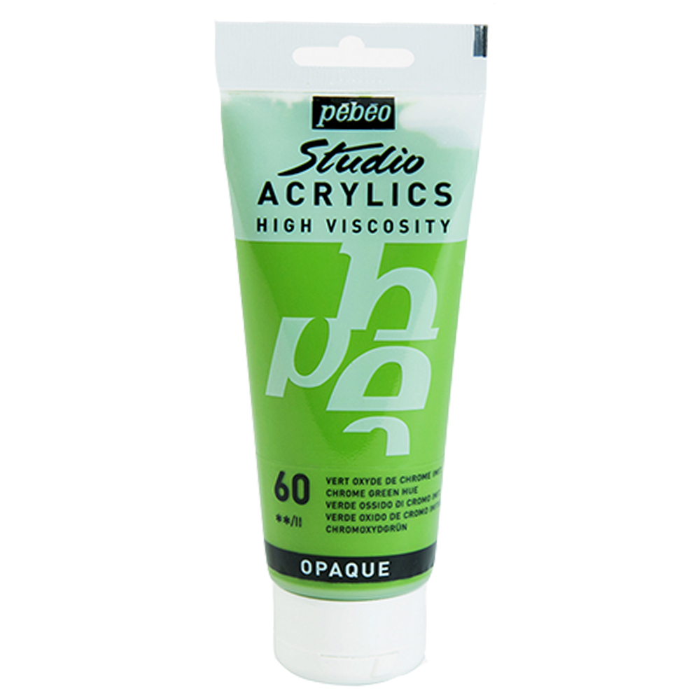 pebeo acrylic paint - 100ML, CHRGRNH