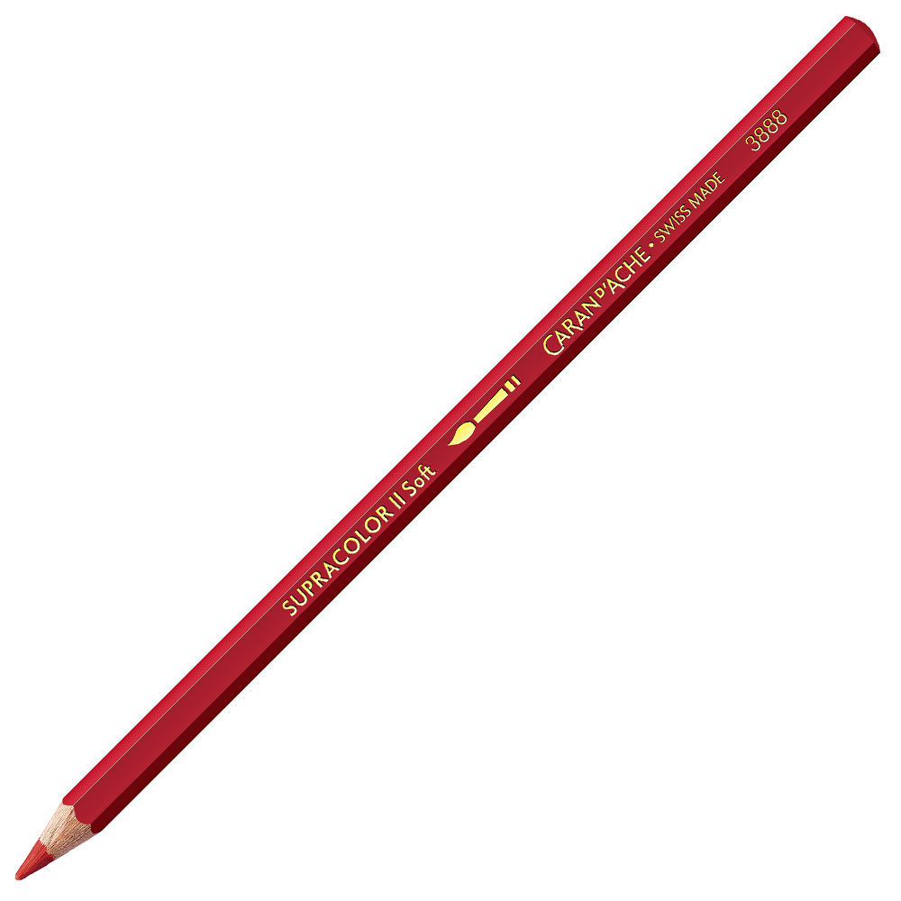 Caran D'Ache Water Colour Supracolour Pencils - Assorted - CARMINE