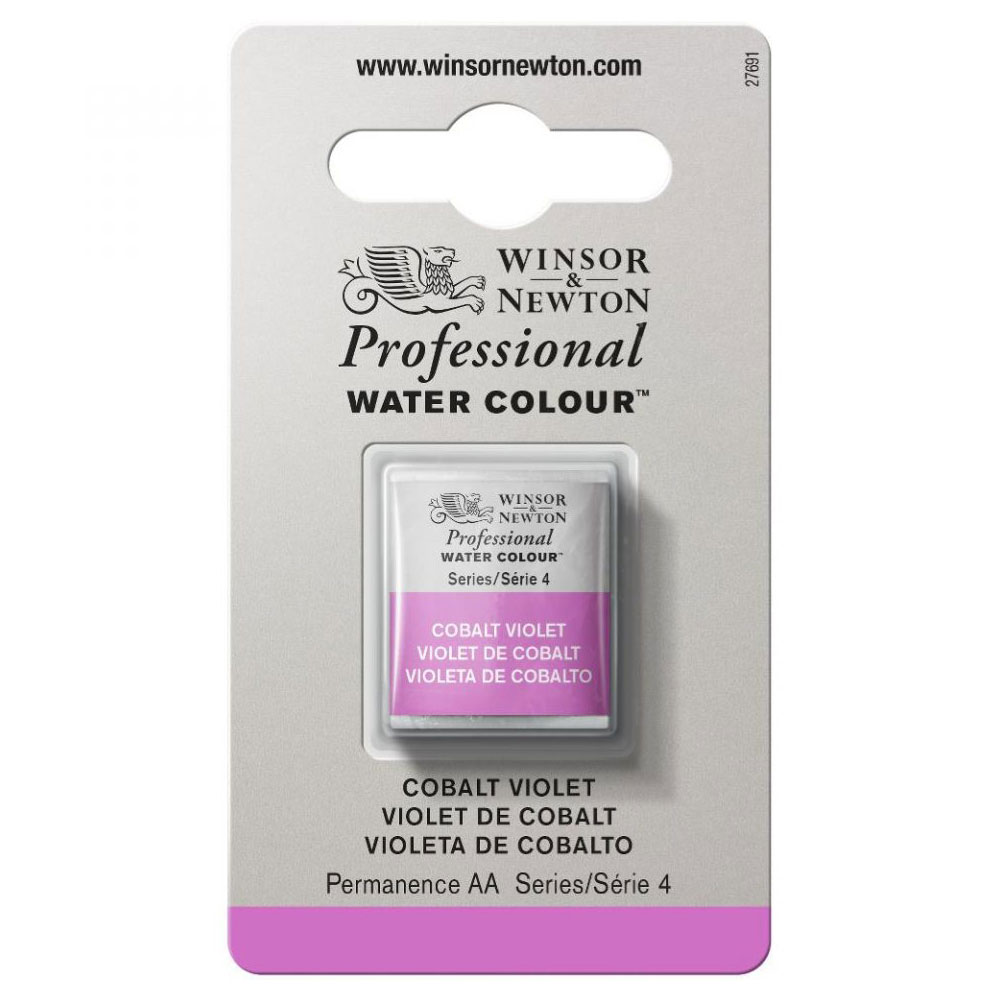 Winsor and Newton Professional Watercolour Half Pans - COBALT VIOLET