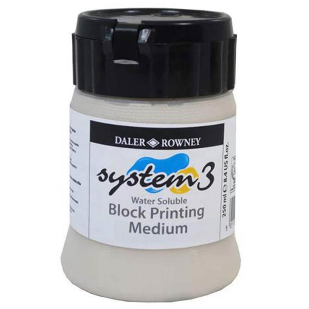 Daler Rowney System 3 Block Printing Medium 250ml