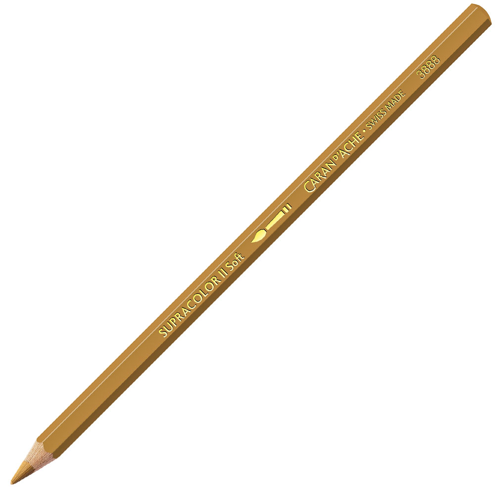 Caran D'Ache Water Colour Supracolour Pencils - Assorted - OCHRE