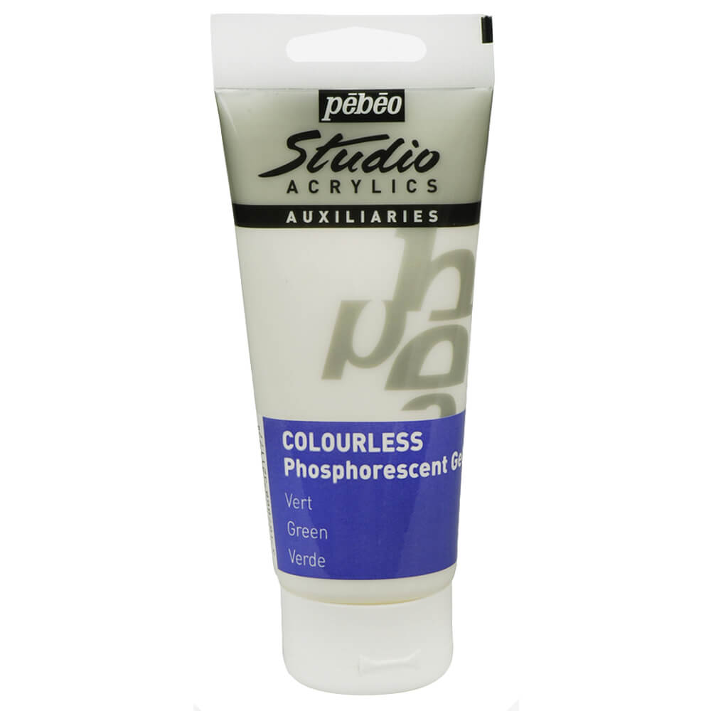 Pebeo Phosphorescent Studio Gel 100ml - 100ML, COLLESSG