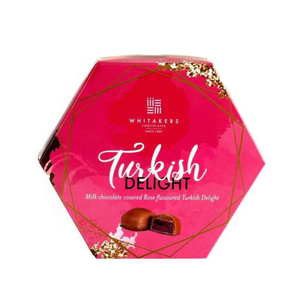 Whitakers Milk Chocolate Covered Turkish Delight 180g 