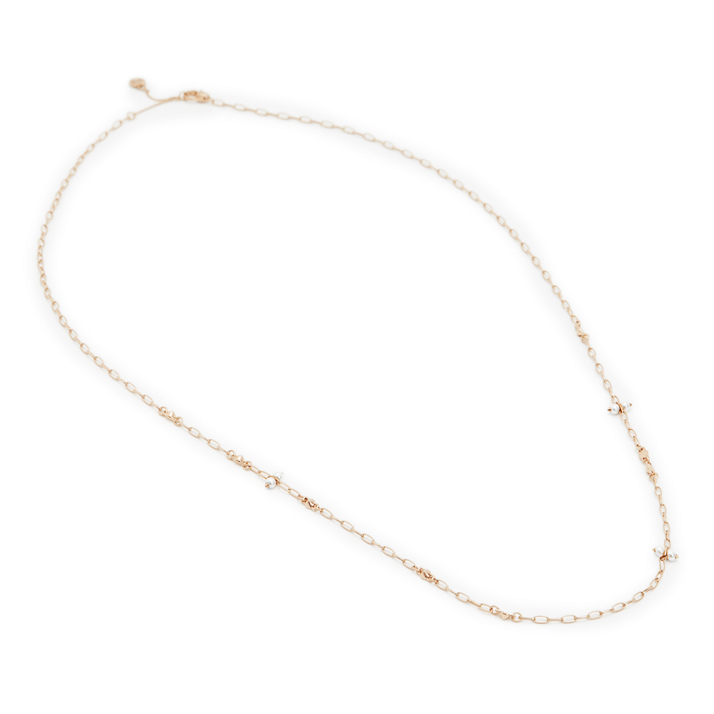 AllSaints Dana Pearl Stud Long Necklace | Jarrolds, Norwich