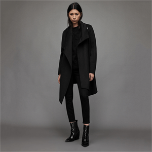 all saints monument eve wool blend coat