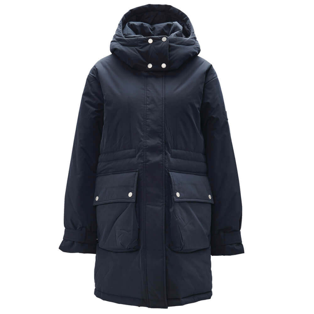 Barbour Chesil Dark Navy Showerproof Coat | Jarrolds, Norwich