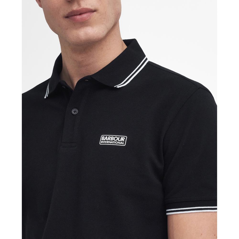 Barbour International Evan Short-Sleeved Polo Shirt Jarrolds