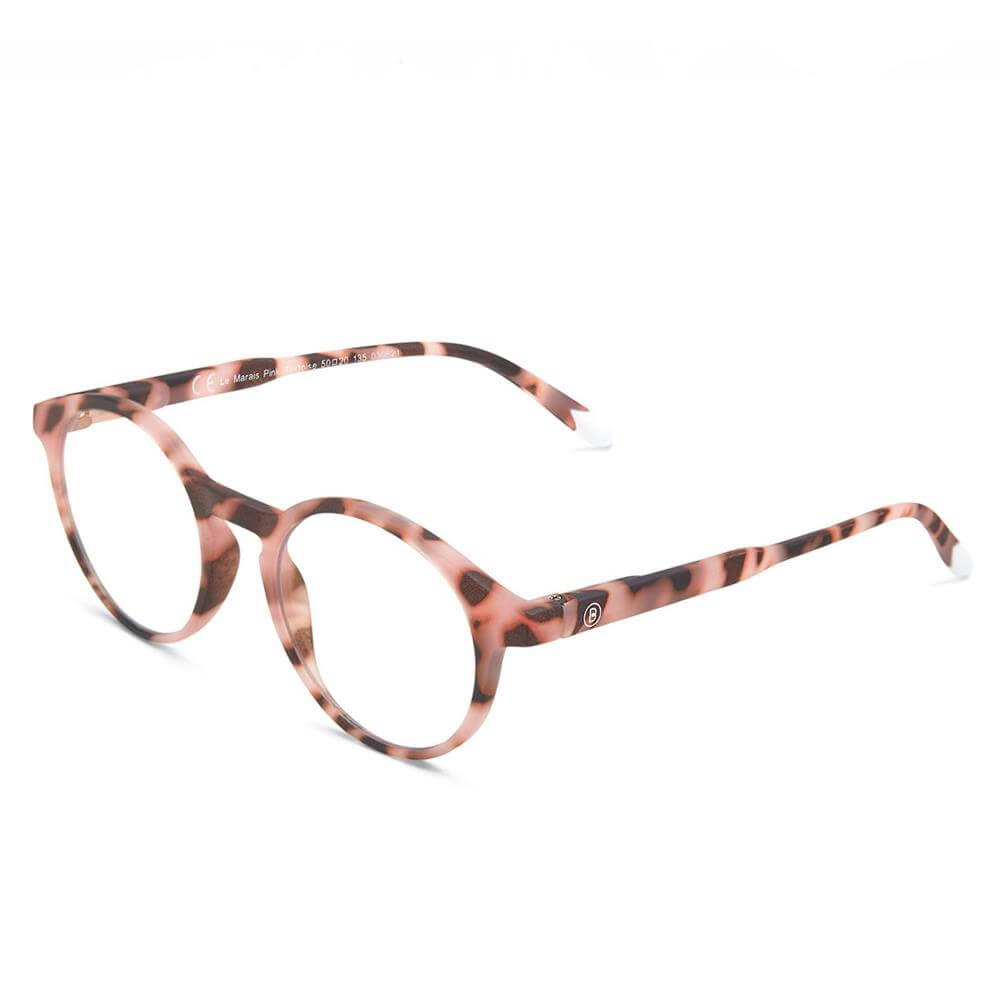 Barner Le Marais Pink Tortoise Glasses Jarrolds, Norwich