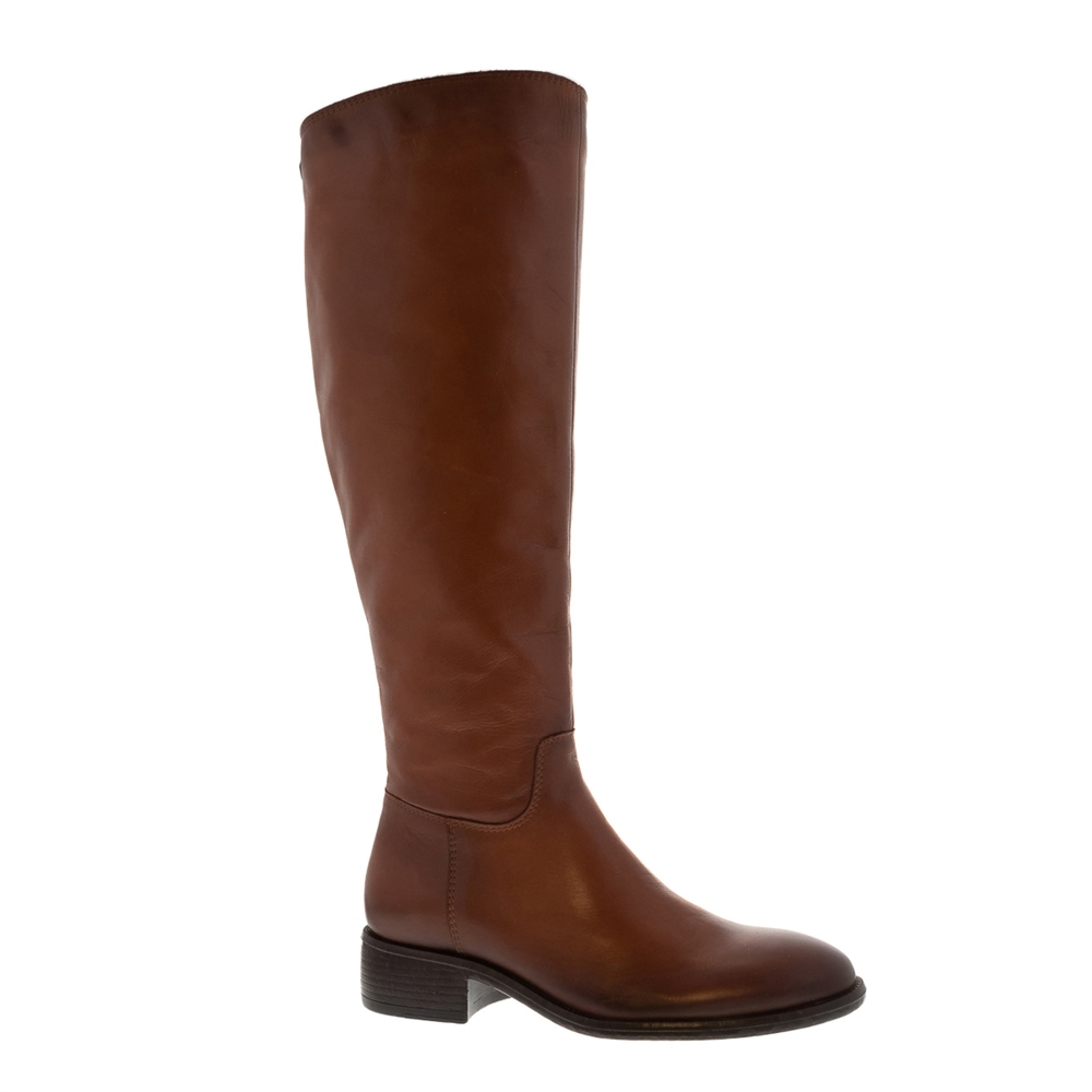 Tan knee 2025 high boots suede