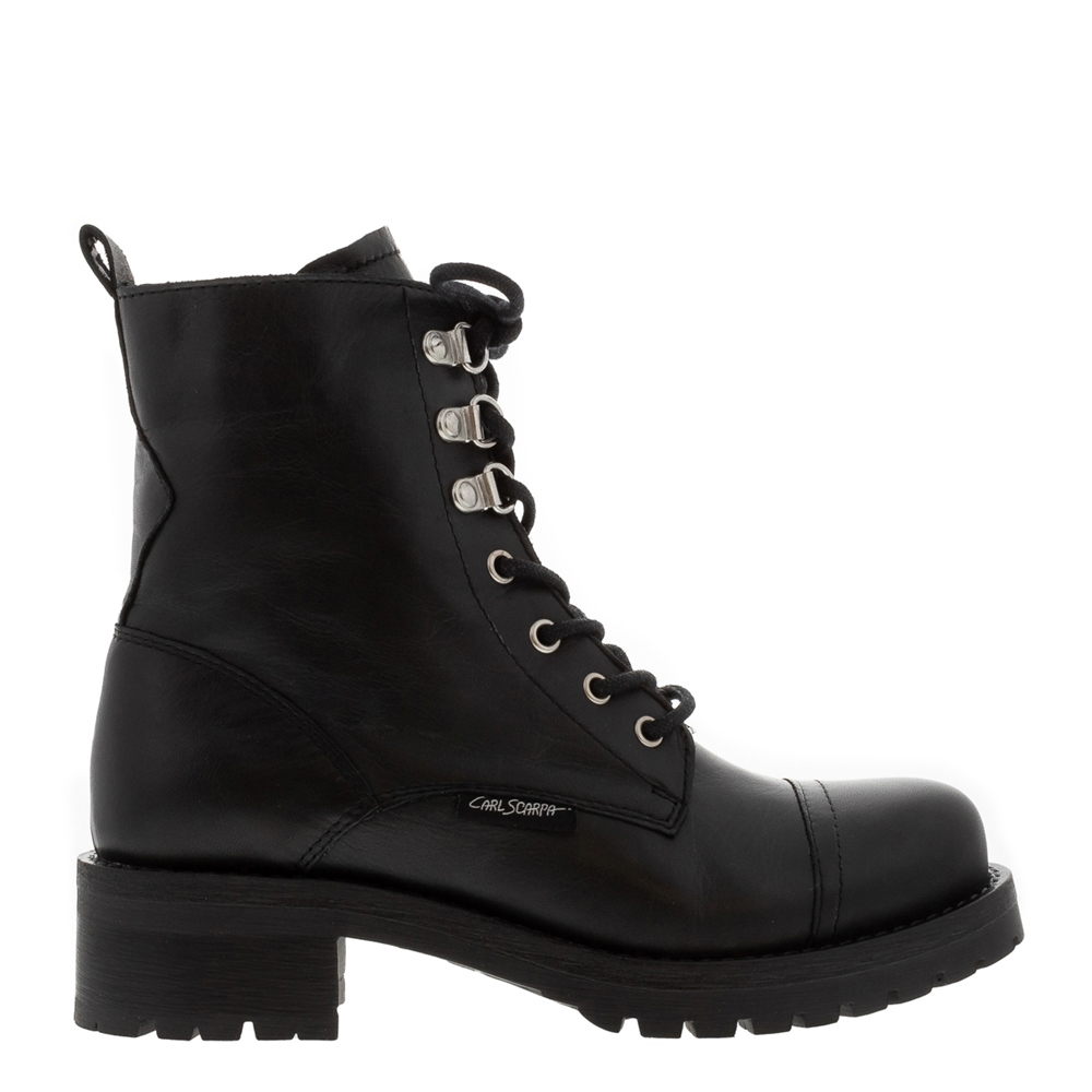 Carl Scarpa Blanca Black Leather Ankle Boots | Jarrolds, Norwich