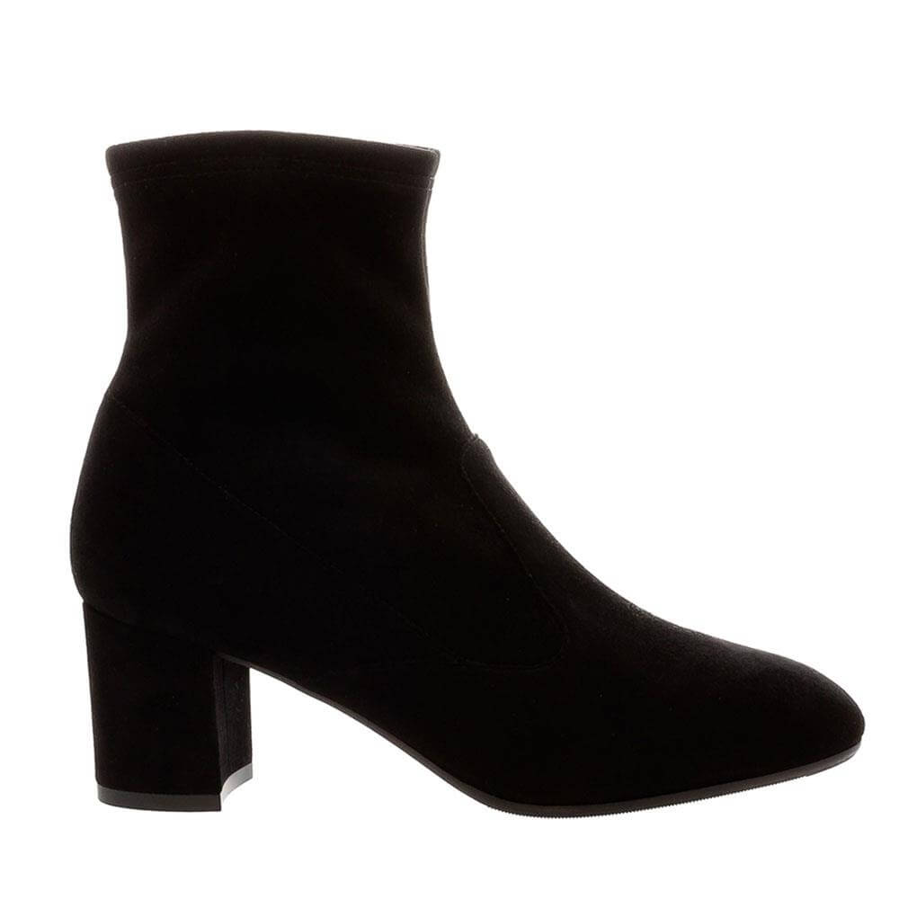 Carl Scarpa Rose Black Suede Ankle Boots