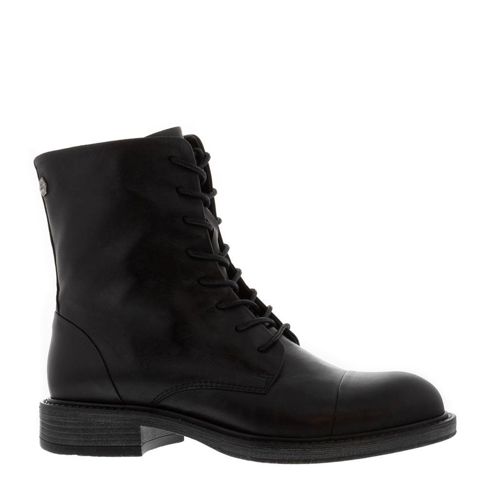 Carl Scarpa Rosemarie Black Leather Lace Up Ankle Boots | Jarrolds, Norwich