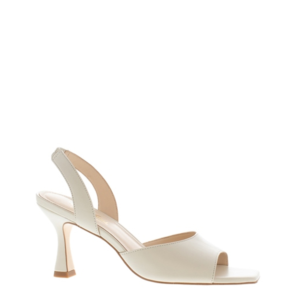 Sling back hot sale white shoes