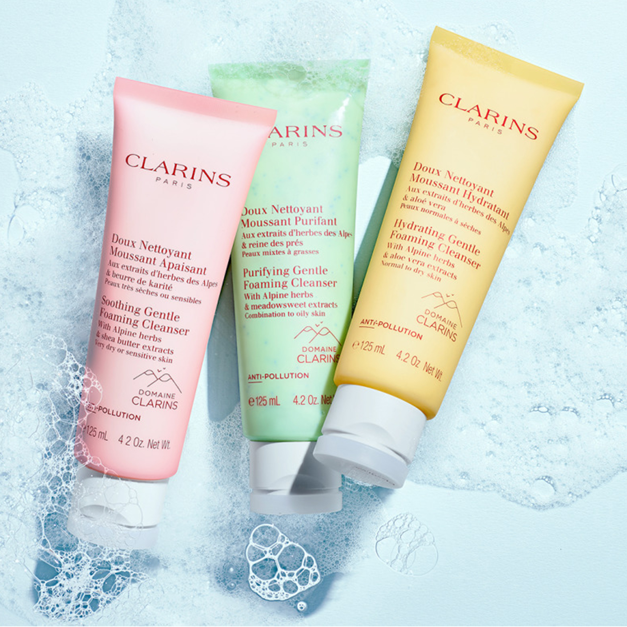 Clarins gentle outlet foaming cleanser