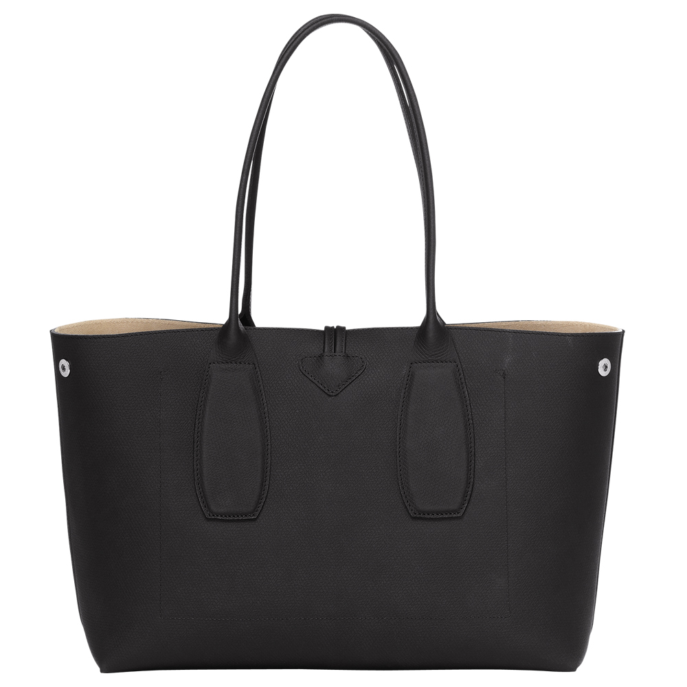 Roseau M Handbag Black - Leather (10058HPN001)