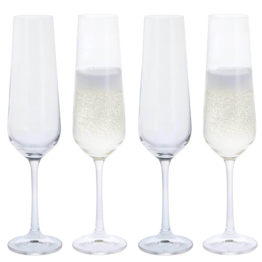 Dartington Cheers Copa Set of 4 Champagne Flutes | Jarrolds, Norwich