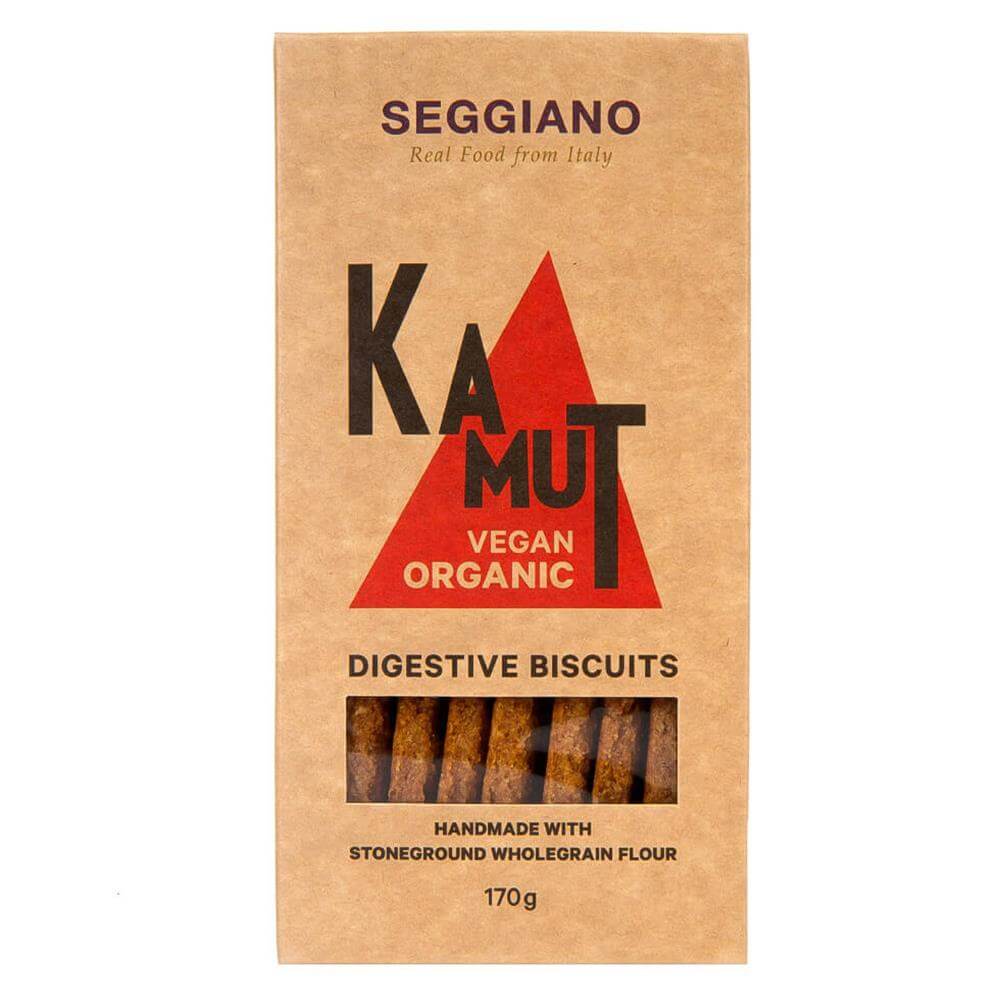 Seggiano Vegan Organic Kamut Digestive Biscuits 170g Jarrolds