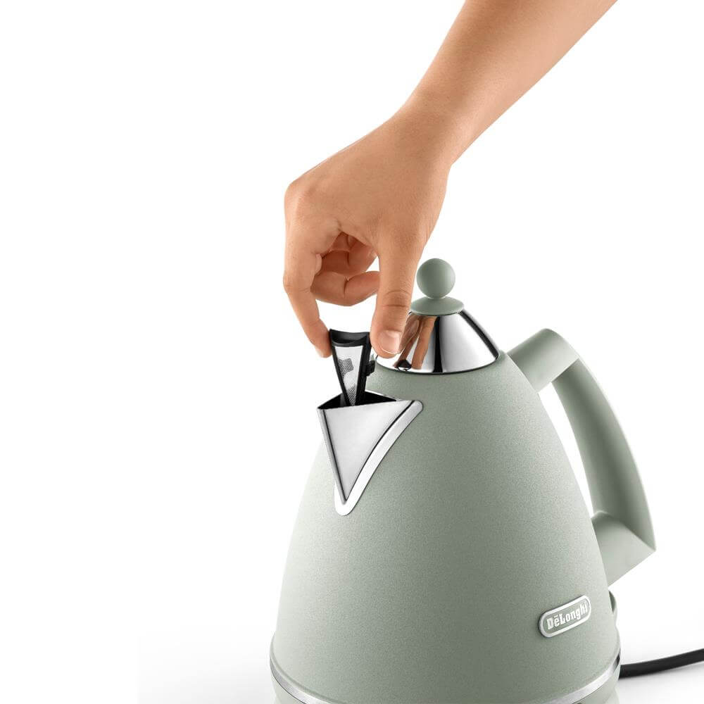 Delonghi Electric Kettle Green DeLonghi Argento Flora Green Kettle  Jarrolds, Norwich