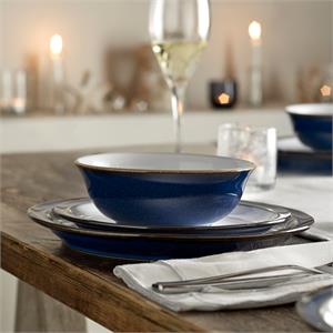 Denby Imperial Blue 12 Piece Tableware Set Jarrolds, Norwich