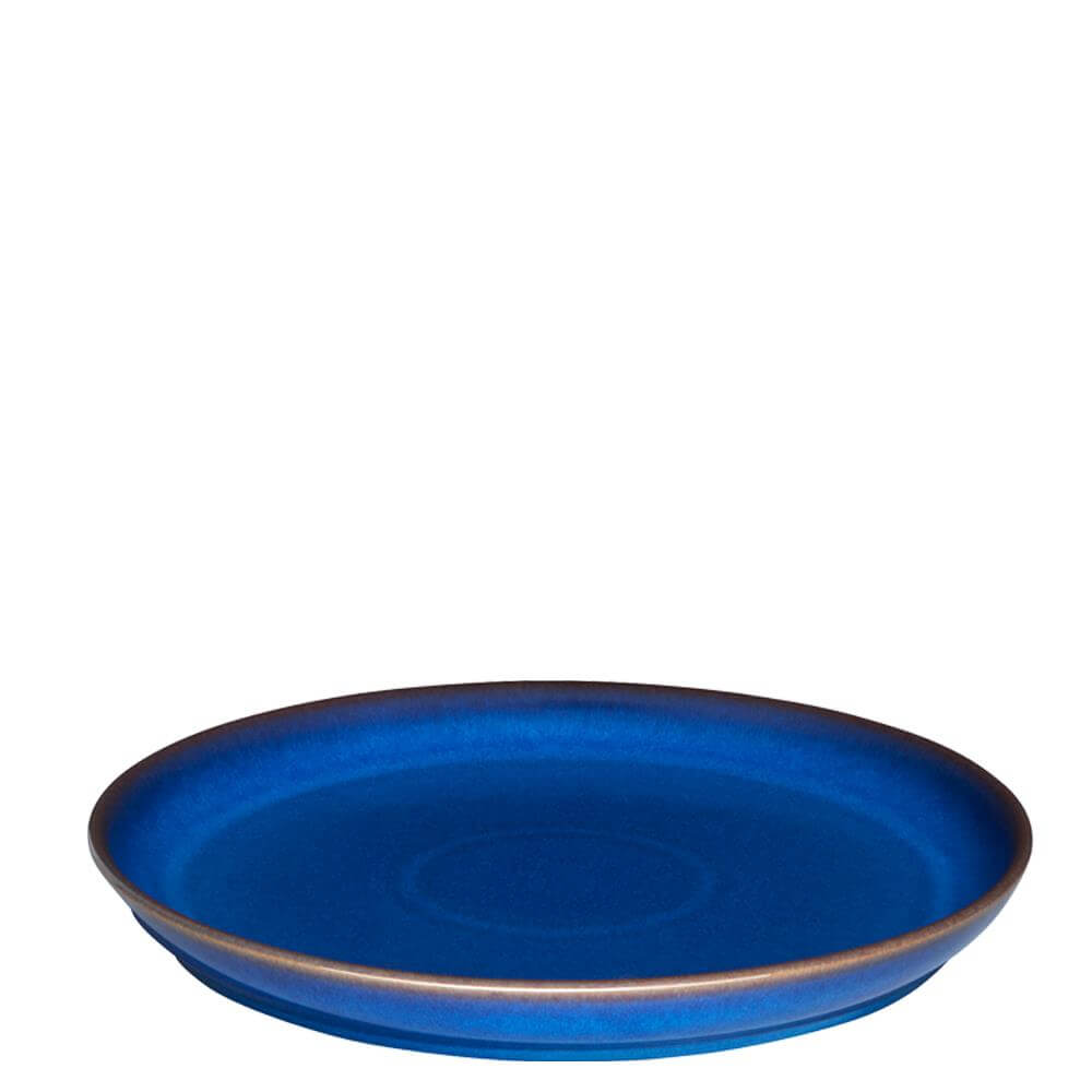 Denby Imperial Blue Coupe Dinner Plate