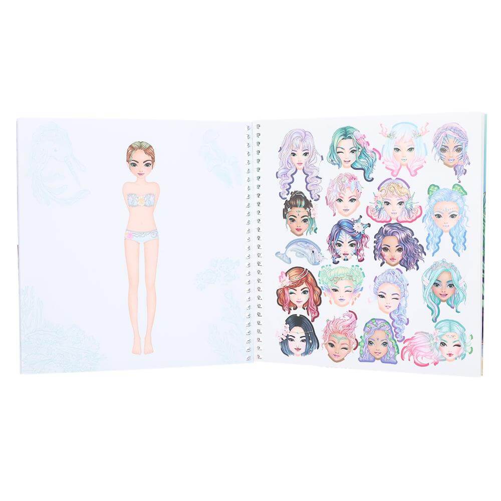 TOPModel Dress Me Up Face and Beauty Sticker Book