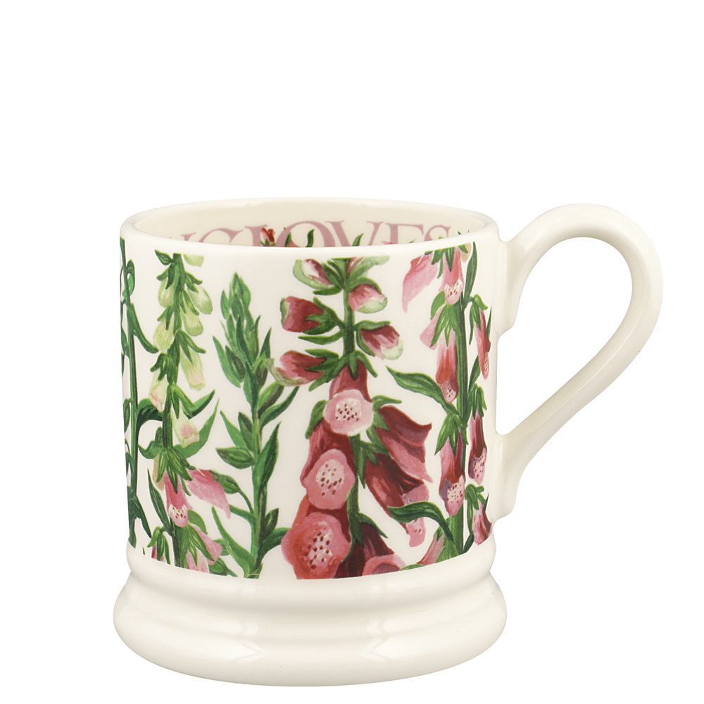 emma bridgewater mugs, emma bridgewater flowers, emma bridgewater foxgloves, foxgloves mugs, emma bridgewater flower mugs, flower mugs, british made mugs, made in britain mugs
