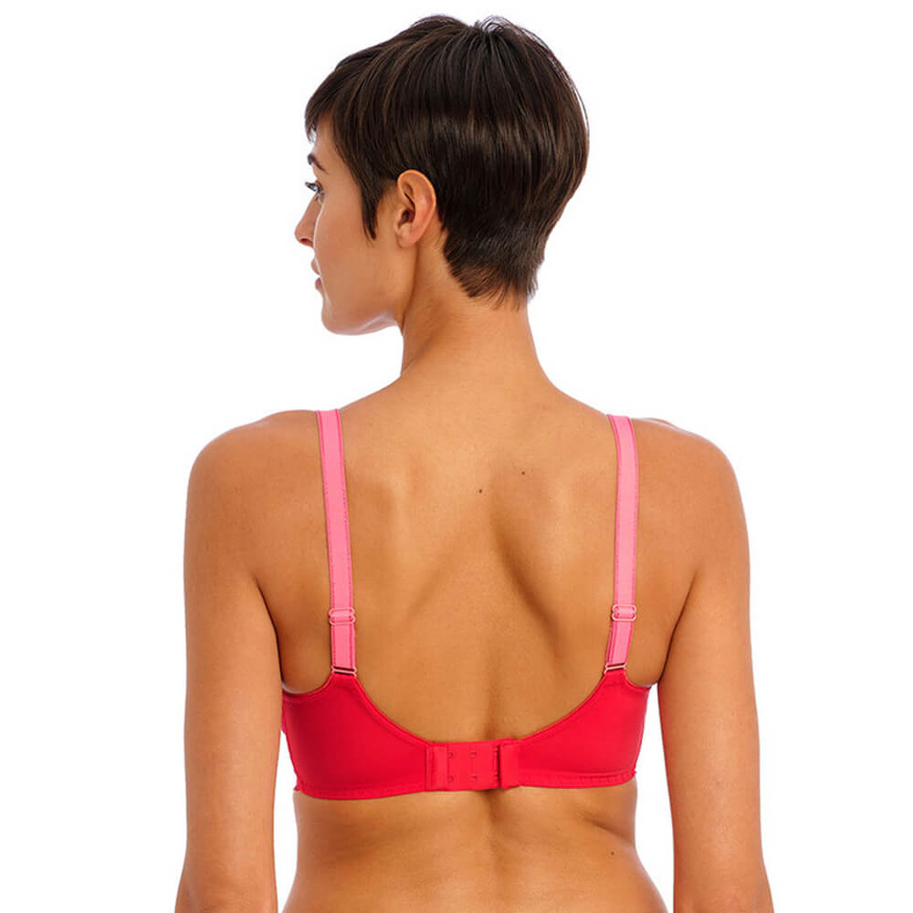 Offbeat Chilli Red Side Support Bra from Freya