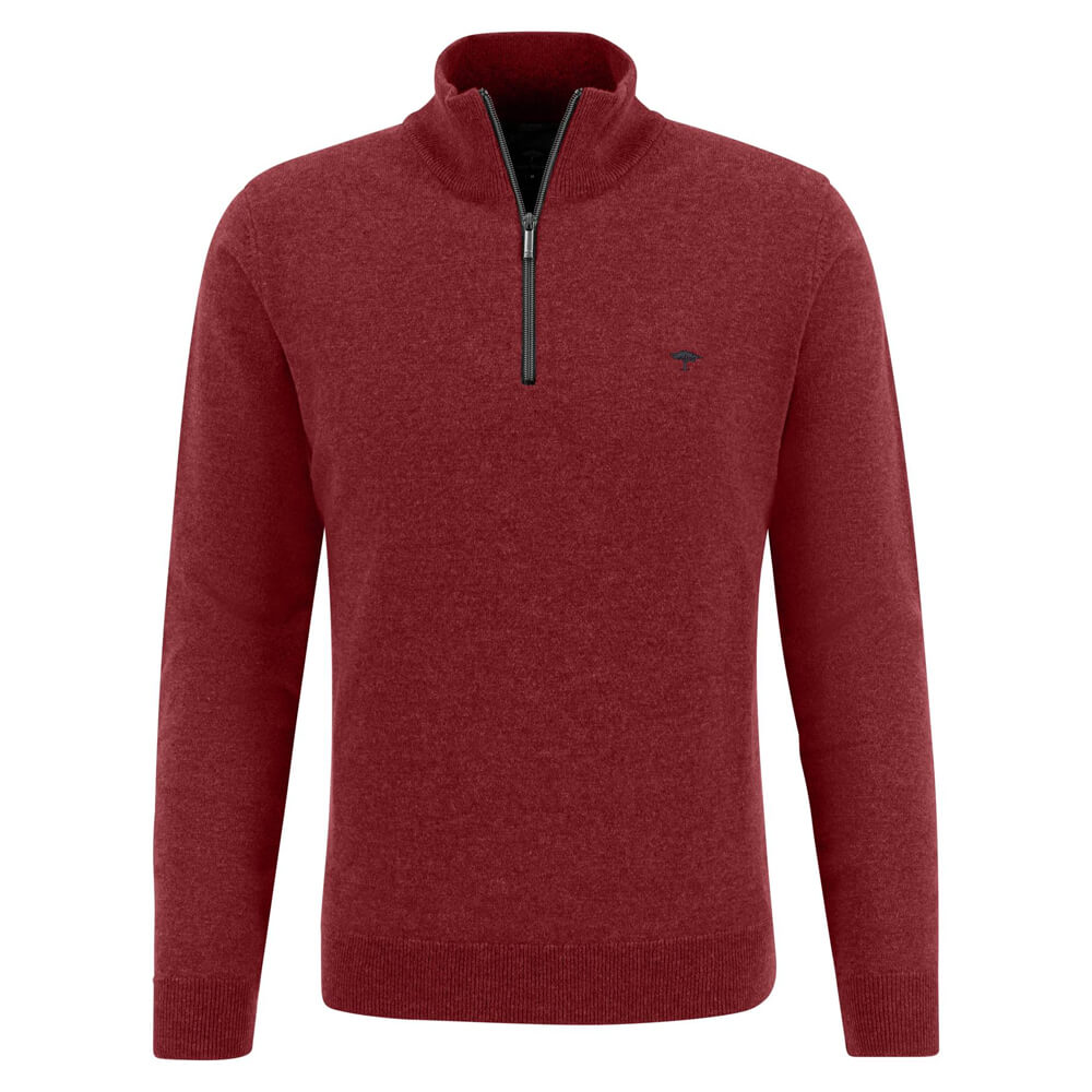 Fynch Hatton Lambswool Troy Zipper With Elbow Patches Jarrolds, Norwich