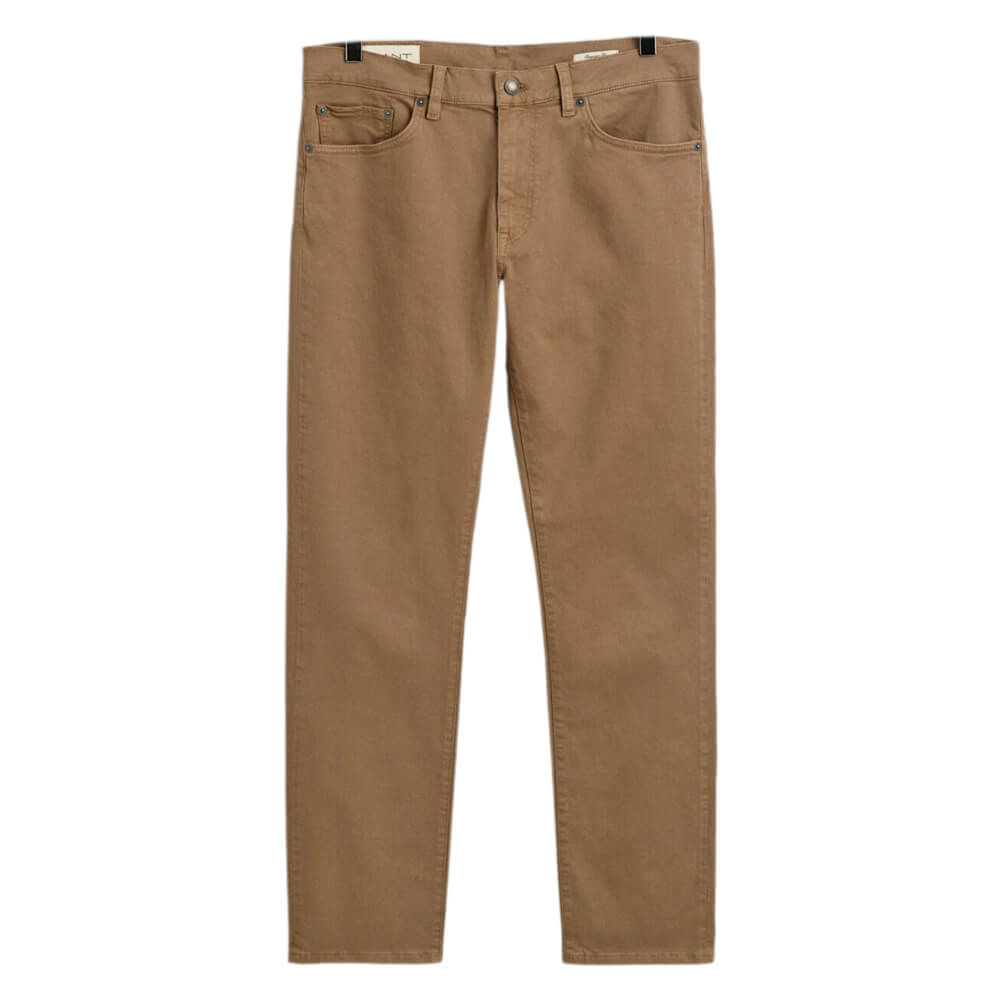 GANT Regular Fit Desert Jeans - W32S, Desert Brown