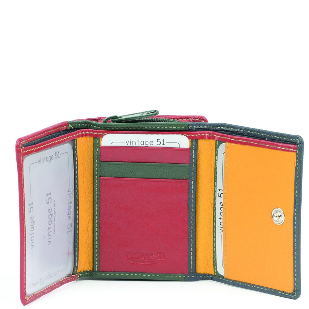 Fold over purse with card online holder