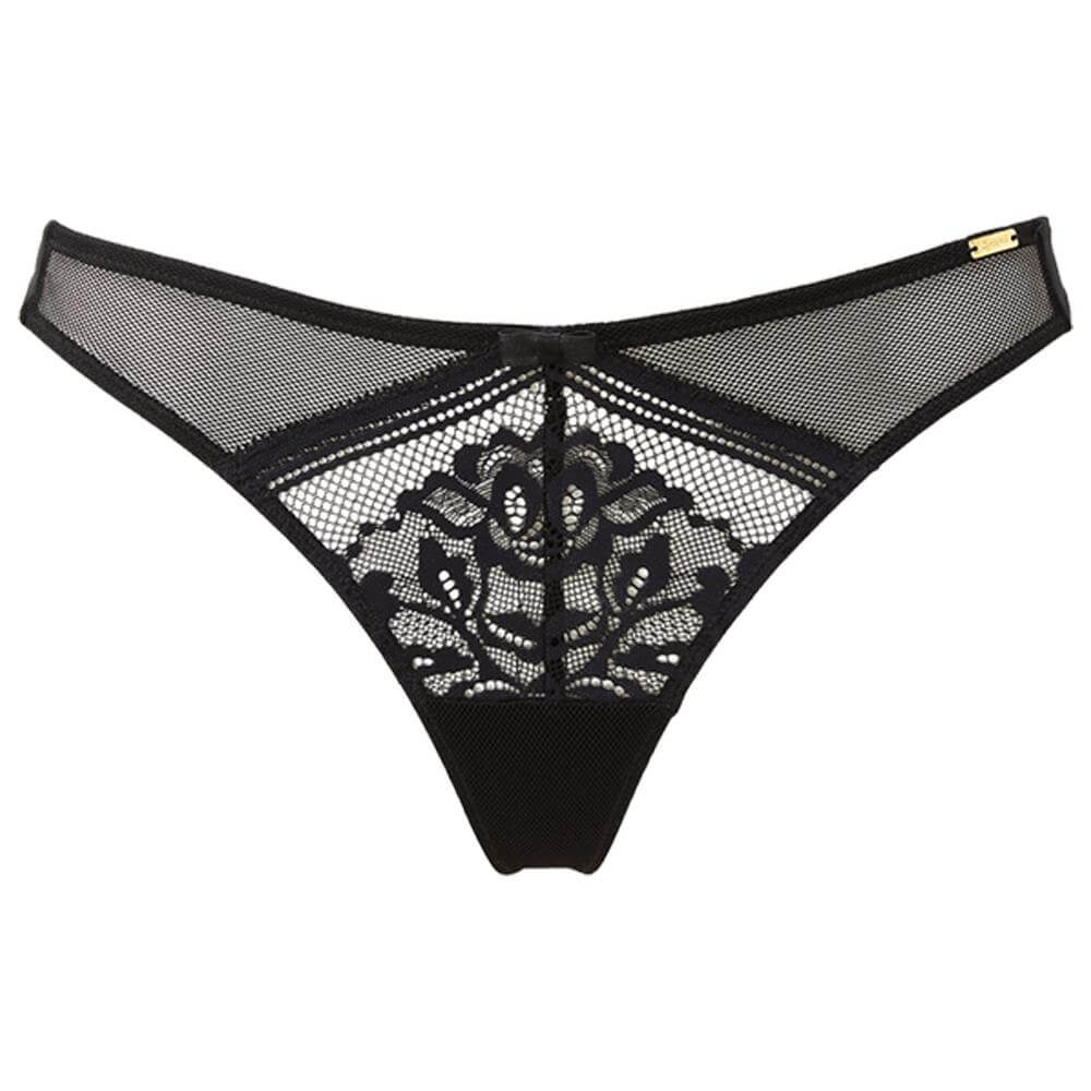 Women's Lace Rhinestone Velvet Panties Thong G-string Underwear Low Rise  Fashion