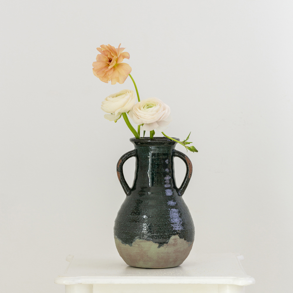 Grand Illusions Dipped Stone Vase with Handles Tall | Jarrolds, Norwich