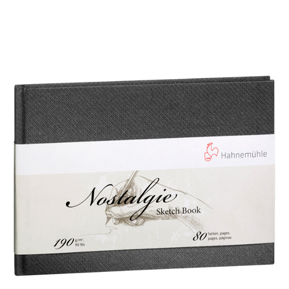 Hahnemühle Nostalgic Sketchbook Fine Grain Smooth Landscape & Portrait - A5, LANDSCAPE