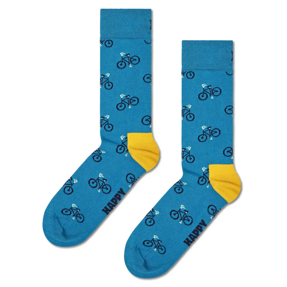 Happy Socks Bike Socks - Turquoise | Jarrolds, Norwich