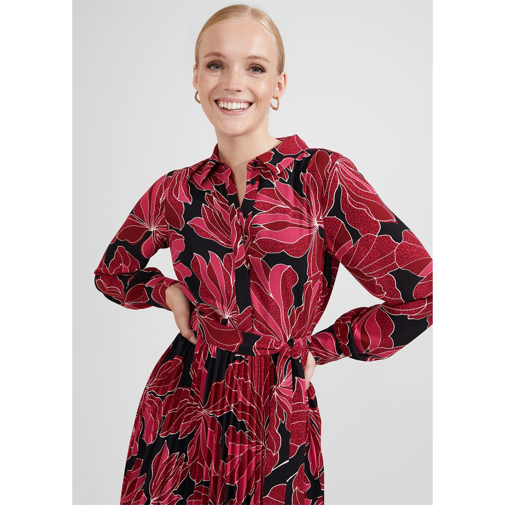 Hobbs black clearance floral dress