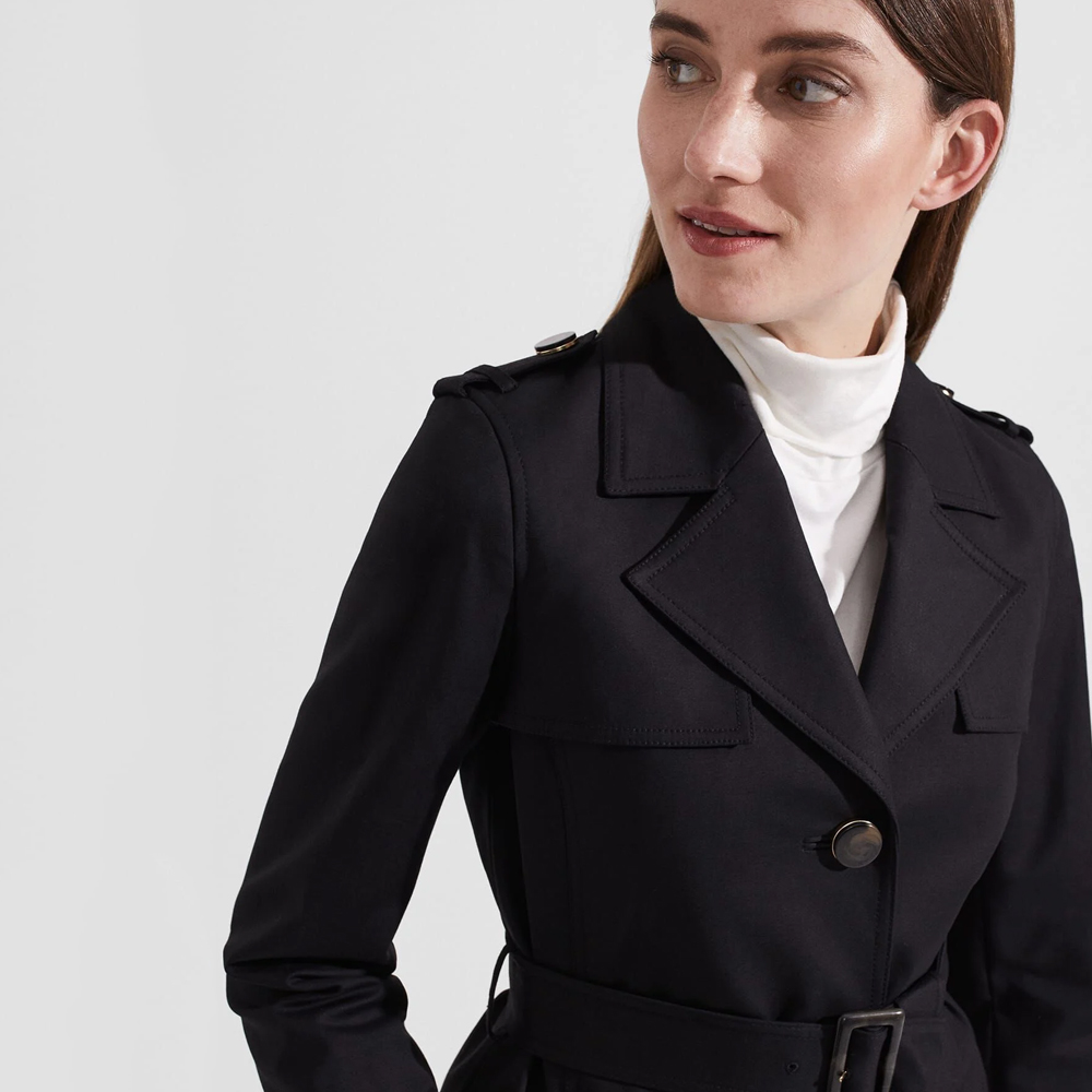 MICHAEL Michael Kors Double-breasted Tailored Coat in Natural