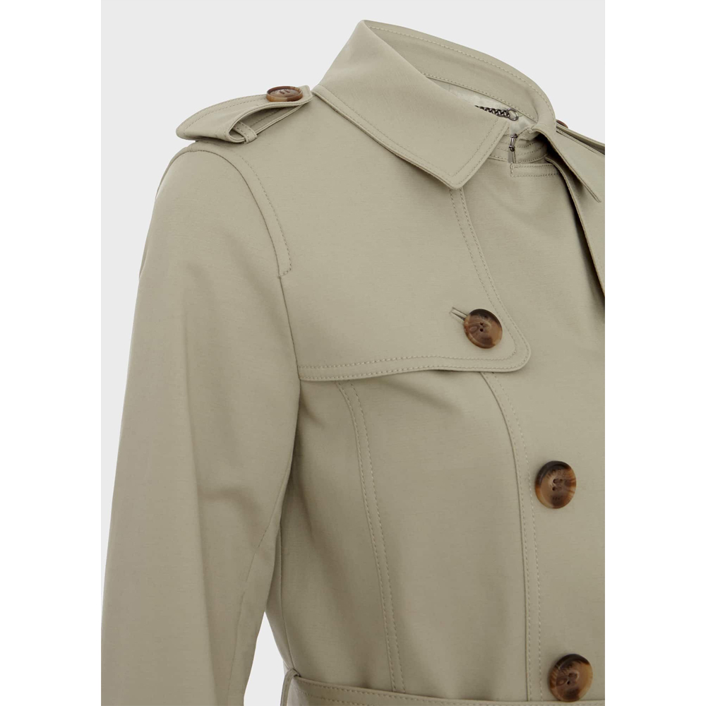 Hobbs green trench on sale coat