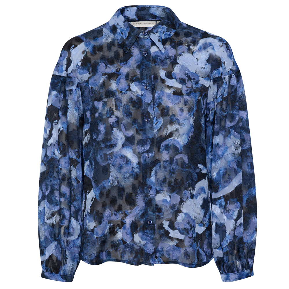 InWear Blue Floral Nisiral Shirt | Jarrolds, Norwich