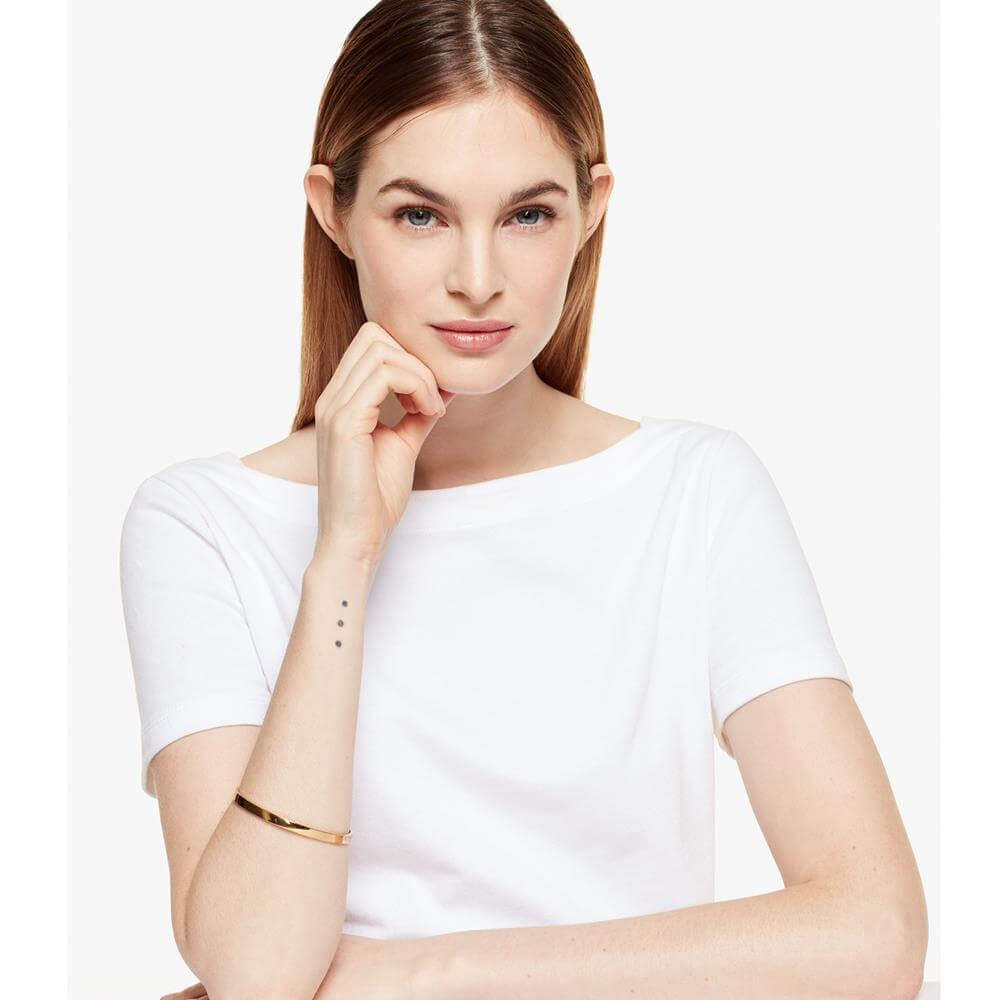 Kate Spade New York Heart of Gold Idiom Bangle Jarrolds, Norwich