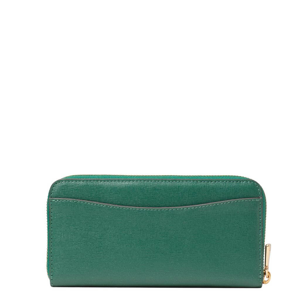 Kate Spade Mint Green Leather Zip Around Compact Wallet Kate Spade